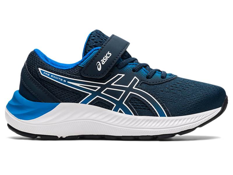 Dětské Běžecké Boty Asics PRE EXCITE 8 PS Tmavě Blankyt 87251SEOP